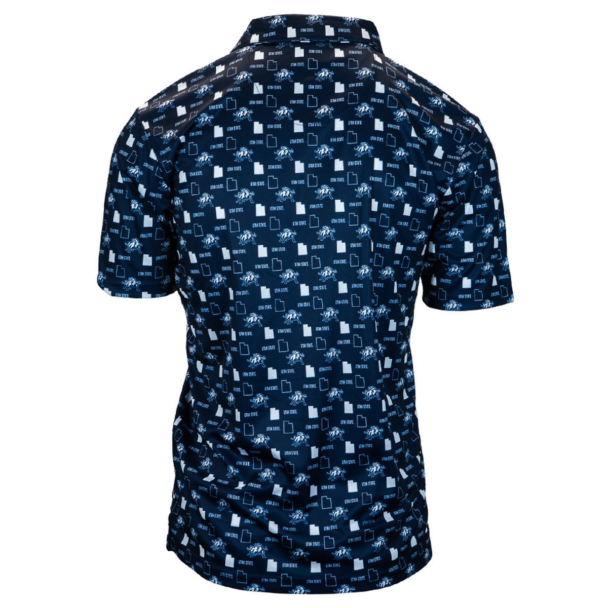 Men's Utah State Aggie Bull Polo navy